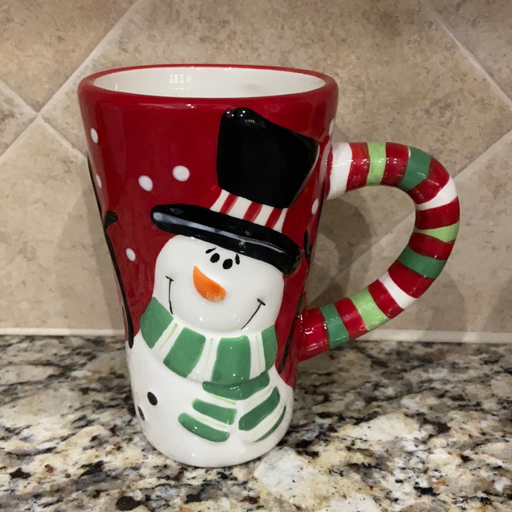 Christmas/holiday Snowman mug